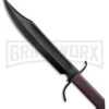Cold Steel 1917 Frontier Bowie Rosewood Fixed Blade Knife - Black Plain -Kershaw Sale Store cold steel 1917 frontier bowie sheath black BP 30302 jr large