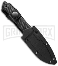 Cold Steel Pendleton Mini Hunter Black Fixed Blade Knife - Stonewash Plain -Kershaw Sale Store cold steel 3v pendleton mini hunter 36lpcm sheath cm large