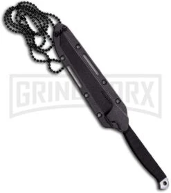 Cold Steel The Spike Tanto Neck Knife - Satin Plain -Kershaw Sale Store cold steel 53ct sheath large