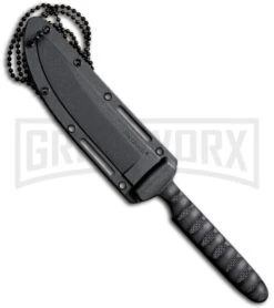 Cold Steel Tanto Spike Fixed Blade Knife - Satin Plain -Kershaw Sale Store cold steel bowie spike 53nbs sheath large 1