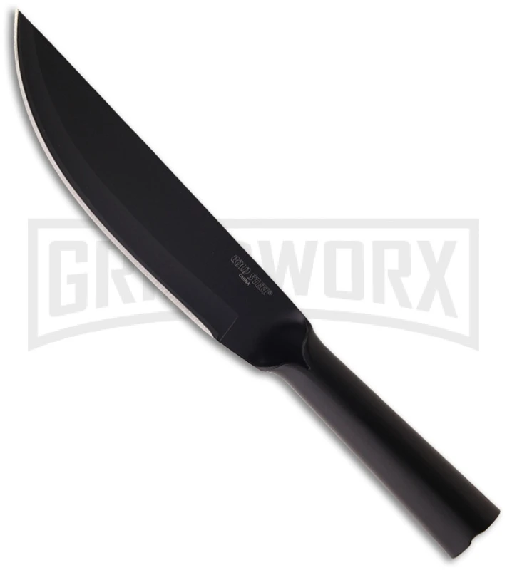 Cold Steel Bushman Fixed Blade Knife - Black Plain 1 Cold Steel Bushman Fixed Blade Knife - Black Plain
