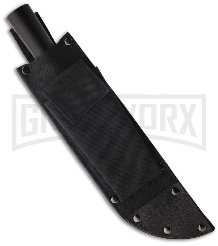 Cold Steel Bushman Fixed Blade Knife - Black Plain 2 Cold Steel Bushman Fixed Blade Knife - Black Plain - Image 2