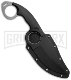 Cold Steel Double Agent II Fixed Blade Knife - Satin Serr -Kershaw Sale Store cold steel double agent II sheath large