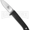 Cold Steel Pendleton Mini Hunter Black Rubber Knife - Satin Plain -Kershaw Sale Store cold steel pendleton mini hunter 36lpme cm large
