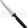 Cold Steel Drop Point Spike Fixed Blade Knife - Satin Plain -Kershaw Sale Store cold steel spike drop point large