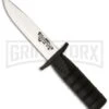 Cold Steel Survival Edge Black Fixed Blade Knife - Satin Plain -Kershaw Sale Store cold steel survival edge 80phb large