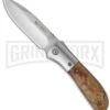 CRKT Carson Burl Wood Spring Assist Knife - Satin Plain 5 CRKT Carson Burl Wood Spring Assist Knife - Satin Plain -Kershaw Sale Store crkt carson m4 02w BHQ 7647 jr large