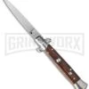 Frank B. 9" Italian Stiletto Cocobolo Wood Automatic Knife - Flat 9 Frank B. 9" Italian Stiletto Cocobolo Wood Automatic Knife - Flat -Kershaw Sale Store frank b 9in cocobolo flat cm large