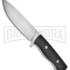 Frost Cutlery Hen & Rooster Spur Black G-10 Fixed Blade Knife - Satin Plain
