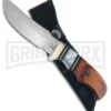 Frost Cutlery Ocoee River Hunter Wood Fixed Blade Knife - Mirror Plain -Kershaw Sale Store frost cutlery ocoee river hunter wood mirror BP 26834 jr large