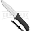 Hen & Rooster Sport Hunter Black Fixed Blade Knife - Satin Plain