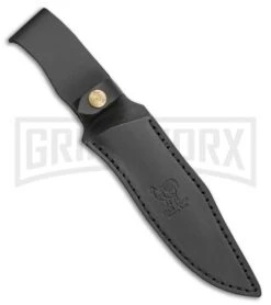 Hen & Rooster Sport Hunter Black Fixed Blade Knife - Satin Plain -Kershaw Sale Store hen and rooster sport hunter black BP 25741 jr sheath large