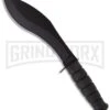 Ka-Bar Combat Black Kukri Knife Fixed Blade - Black Plain