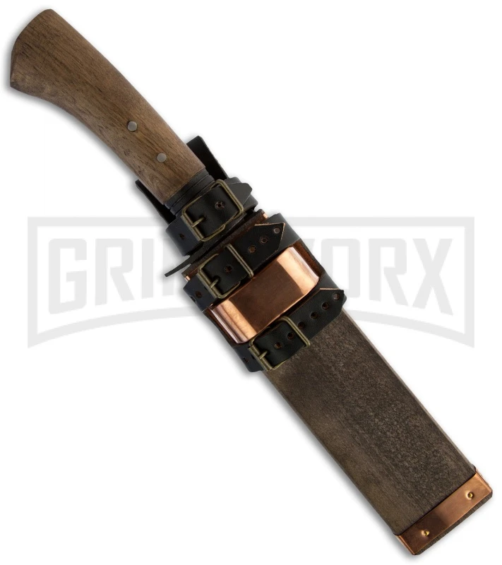 Kanetsune Seki Japan YOROI Magnolia Handle Damascus Knife KB-128 2 Kanetsune Seki Japan YOROI Magnolia Handle Damascus Knife KB-128 - Image 2