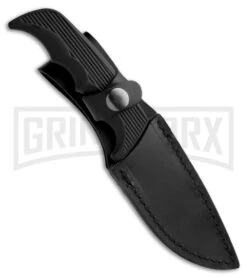 Kershaw Antelope Hunter II Black Fixed Blade Knife - Satin Plain -Kershaw Sale Store kershaw 1028x antelope hunter ii black sheath large