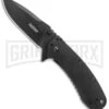 Kershaw Cryo II Assisted Opening Knife - Black Plain -Kershaw Sale Store kershaw 1556blk cyro 2 Black BHQ 15819 jr large