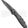 Kershaw Leek Composite Assisted Opening Knife - Blackwash Plain -Kershaw Sale Store kershaw 1660cbbw leek composite black wash bhq 24219 jr large