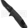 Kershaw Funxion Lightweight Assisted Opening Knife - Black Serr -Kershaw Sale Store kershaw 8100 funxion emt large