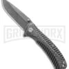 Kershaw Starter Flipper Assisted Opening Knife - BlackWash Plain 2018 -Kershaw Sale Store kershaw Starter 1301bw BHQ 21531 jr large