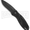 Kershaw Blur Black Assisted Opening Knife - Black Plain -Kershaw Sale Store kershaw blur black black 1670BLK BHQ 0140 jr large