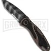 Kershaw Blur Brown Assisted Opening Knife - Tanto Tiger Stripe Serr 8 Kershaw Blur Brown Assisted Opening Knife - Tanto Tiger Stripe Serr -Kershaw Sale Store kershaw blur ser 1670brnttsst cm large