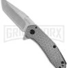 Kershaw Cathode Assisted Opening Flipper Knife - Stonewash 11 Kershaw Cathode Assisted Opening Flipper Knife - Stonewash -Kershaw Sale Store kershaw cathode 1324 cm large