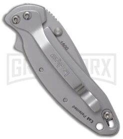 Kershaw Chive Assisted Opening Knife - Bead Blast Plain 3 Kershaw Chive Assisted Opening Knife - Bead Blast Plain -Kershaw Sale Store kershaw chive 1600 new back large