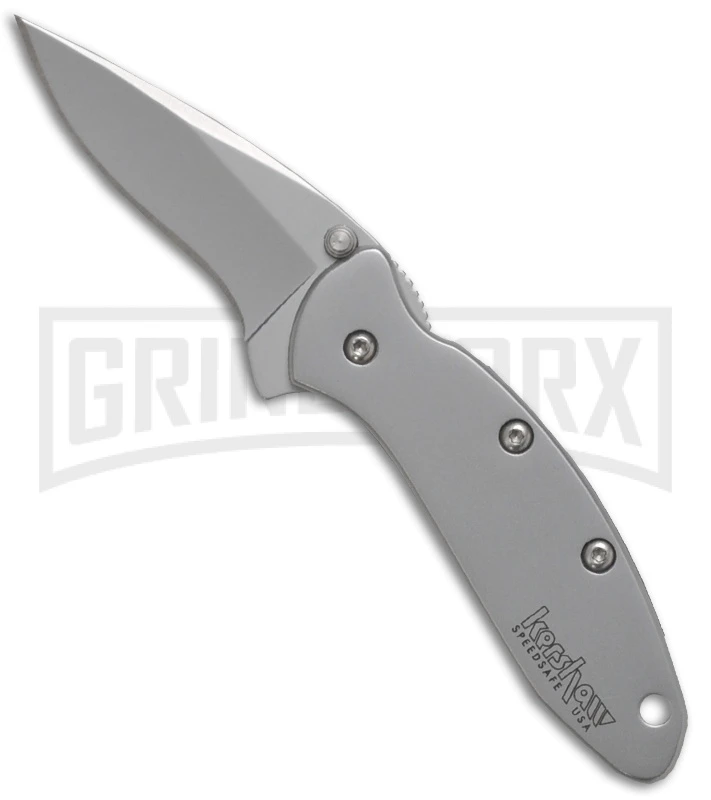 Kershaw Chive Assisted Opening Knife - Bead Blast Plain 1 Kershaw Chive Assisted Opening Knife - Bead Blast Plain