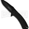 Kershaw Cryo Flipper Black Assisted Opening Knife - Black Plain -Kershaw Sale Store kershaw cryo 1555blk large