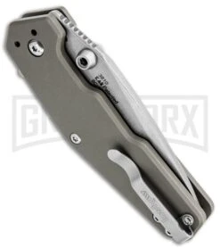 Kershaw Dimension Titanium Assisted Opening Knife - Stonewash Plain -Kershaw Sale Store kershaw dimension flipper 3810 beadblast plain side large
