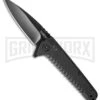 Kershaw Fatback Assisted Opening Flipper Knife Black Drop Point