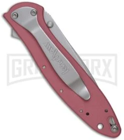 Kershaw Leek Pink Assisted Opening Knife - Bead Blast 6 Kershaw Leek Pink Assisted Opening Knife - Bead Blast -Kershaw Sale Store kershaw leek 1660 pink back large
