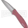 Kershaw Leek Pink Assisted Opening Knife - Bead Blast -Kershaw Sale Store kershaw leek 1660 pink large