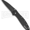 Kershaw Leek Assisted Opening Knife - Black Plain -Kershaw Sale Store kershaw leek 1660CKT bhq 0021 jr large