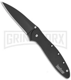 Kershaw Leek Assisted Opening Knife - Black Plain