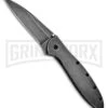 Kershaw Leek Assisted Opening Knife - BlackWash Plain 4 Kershaw Leek Assisted Opening Knife - BlackWash Plain -Kershaw Sale Store kershaw leek blackwash plain 1660blkq large