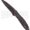 Kershaw Leek Brown Assisted Opening Knife - Brown Plain -Kershaw Sale Store kershaw leek brown 1660brn large