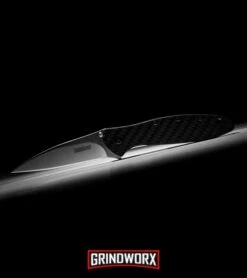 Kershaw Leek Carbon Fiber Assisted Opening Knife - Stonewash Plain -Kershaw Sale Store kershaw leek cf 1660CF BHQ 52168 dl large 1