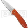 Kershaw Leek Orange Spring Assisted Knife - Bead Blast Plain -Kershaw Sale Store kershaw leek orange bhq 14809 jr large