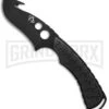Mantis Foundation Black Fixed Blade Knife - Bead Blast Plain -Kershaw Sale Store mantis backbone fixed bead plain ta2xlb large