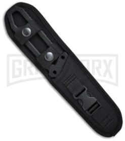 Mantis MF-1 Pry Bar Fixed Blade Tactical Knife (4.5" Black Plain) -Kershaw Sale Store mantis mf 1 sheath large