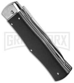 Mikov 241 Predator ABS Black Automatic Leverlock Knife W/ Saw 7 Mikov 241 Predator ABS Black Automatic Leverlock Knife W/ Saw -Kershaw Sale Store mikov abs w saw side cm large