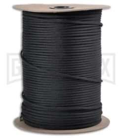 Black Braided Nylon 550 Para Cord (1000')
