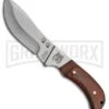 Rite Edge Wolf Skinner Brown Wood Fixed Blade Knife - Satin Plain -Kershaw Sale Store rite edge wolf skinner brown wood BP 26007 jr large