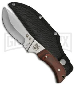 Rite Edge Wolf Skinner Brown Wood Fixed Blade Knife - Satin Plain 3 Rite Edge Wolf Skinner Brown Wood Fixed Blade Knife - Satin Plain -Kershaw Sale Store rite edge wolf skinner brown wood BP 26007 jr sheath large