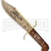 Rough Rider Sidewinder Bowie Brown Wood Fixed Blade Knife - Tan Plain -Kershaw Sale Store rough rider sidewinder bowie brown wood BP 26996 jr large