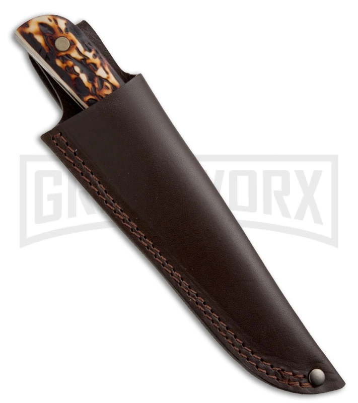 Schrade Uncle Henry Wolverine Fixed Blade Knife 162UH - Satin Plain 2 Schrade Uncle Henry Wolverine Fixed Blade Knife 162UH - Satin Plain - Image 2