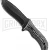 Schrade SCHF10 Extreme Survival Fixed Blade Knife - Black Plain -Kershaw Sale Store schrade fixed schf10 large