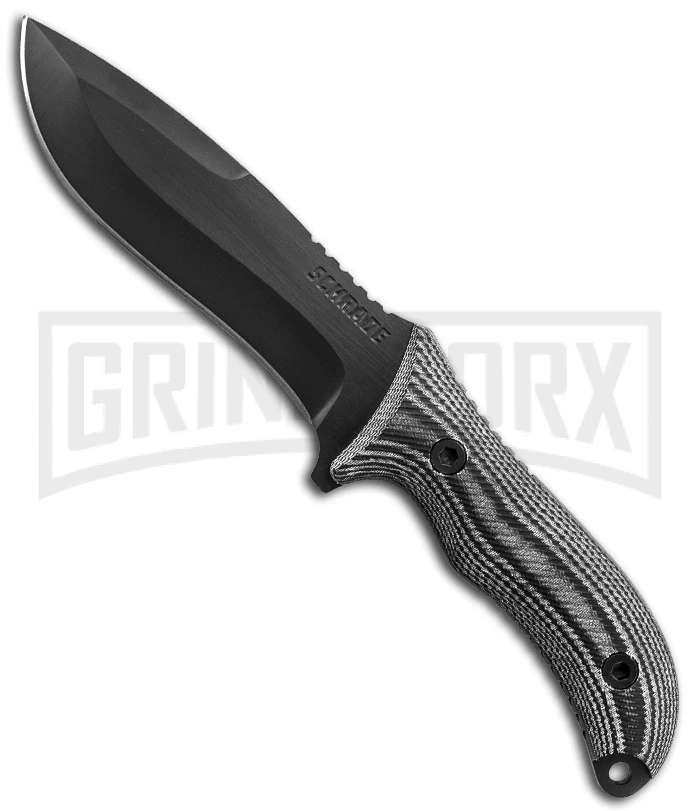 Schrade SCHF10 Extreme Survival Fixed Blade Knife - Black Plain 1 Schrade SCHF10 Extreme Survival Fixed Blade Knife - Black Plain