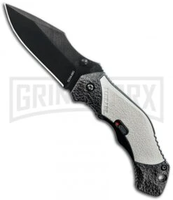 Schrade Grey MAGIC Spring Assisted Knife - Black Plain